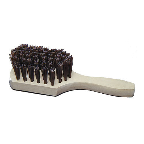 Twin Pack Soft & Stiff Hand Brush Deal Natural Coco & Hard Bassine Bristle with